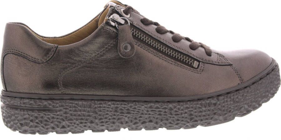 HARTJES Sneakers Dames Met H Rits Sneaker Met Maat: 40 Materiaal: Leer Kleur: Brons