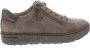 HARTJES Sneakers Dames Combi Met Hiel Suede H Ls Sneaker Maat: 42 Materiaal: Suède Kleur: Taupe - Thumbnail 1