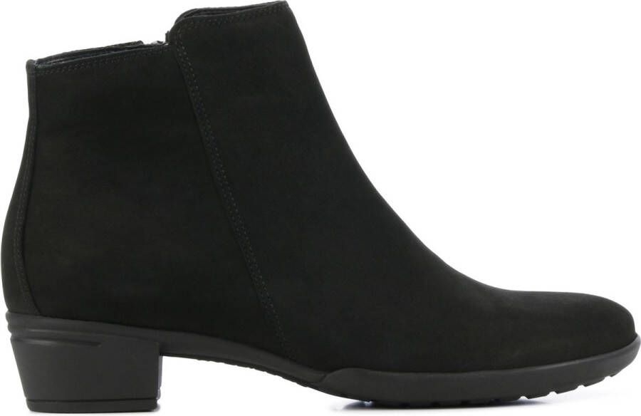 HARTJES Enkellaarsjes Dames 172.0197 Maat: 37 5 Materiaal: Nubuck Kleur: Zwart