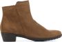 HARTJES Enkellaarsjes Dames 172.0197 Maat: 39 Materiaal: Nubuck Kleur: Cognac - Thumbnail 1