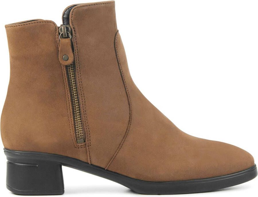 HARTJES Enkellaarsjes Dames 172.1902 Maat: 42 Materiaal: Nubuck Kleur: Bruin