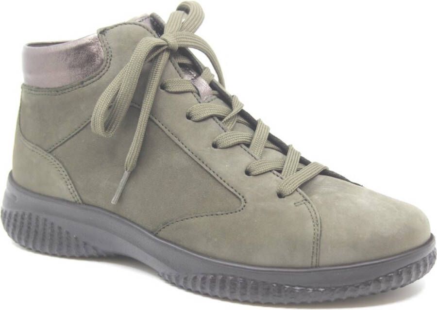 Hartjes Dames Veterschoenen Ethno Boot Schilf-haselnuss Groen