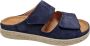 Hartjes 122.1221 99 47.00 Blauwe dames slipper met een uitneembaar voetbed wijdte H - Thumbnail 1