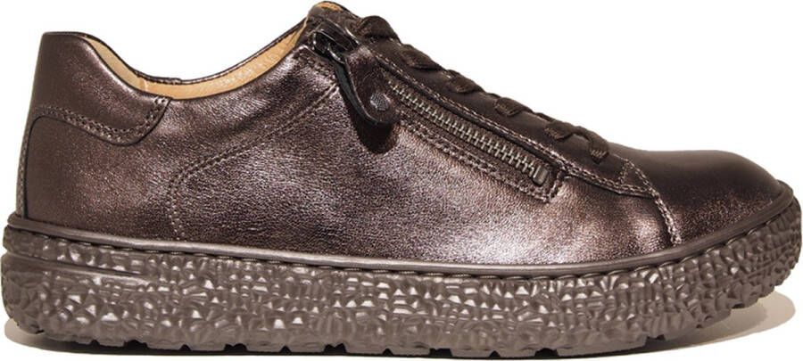 HARTJES Sneakers Dames Met H Rits Sneaker Met Maat: 36 Materiaal: Leer Kleur: Brons