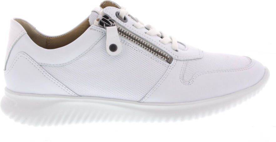 HARTJES Lage Sneakers Dames 162.1124 Maat: 37 Materiaal: Leer Kleur: Wit