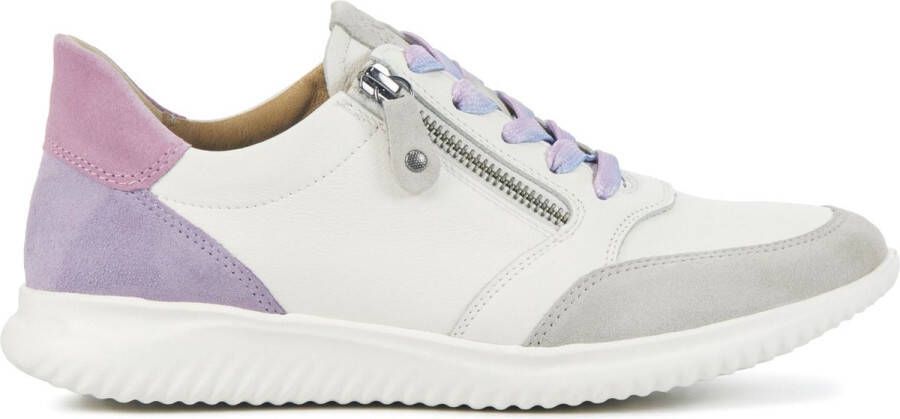 Hartjes Sneakers Dames Lage sneakers Damesschoenen Leer 162.1144 Breeze Wit combi +