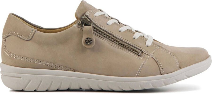 HARTJES Lage Sneakers Dames 162.0883 Maat: 41 5 Materiaal: Nubuck Kleur: Beige