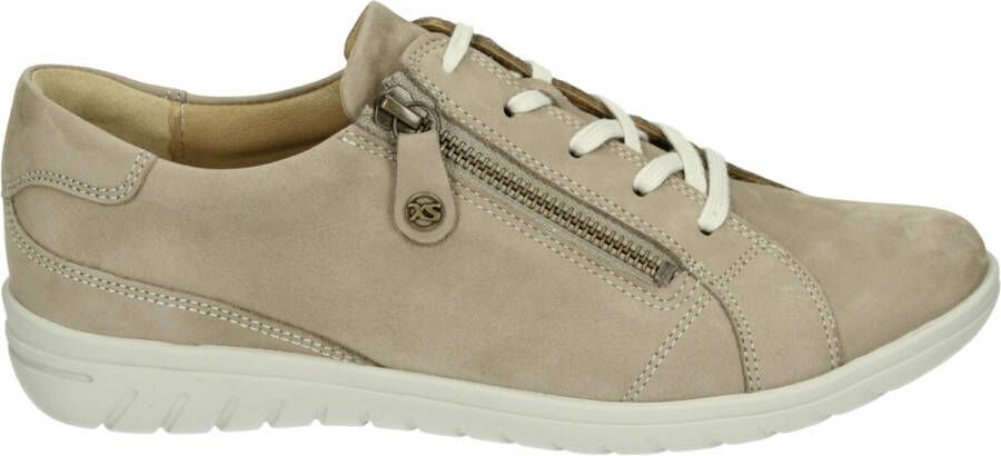 HARTJES Lage Sneakers Dames 162.0883 Maat: 41 5 Materiaal: Nubuck Kleur: Beige