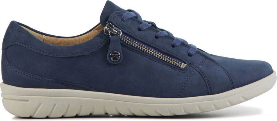 HARTJES Lage Sneakers Dames 162.0892 Maat: 41 5 Materiaal: Suède Kleur: Blauw