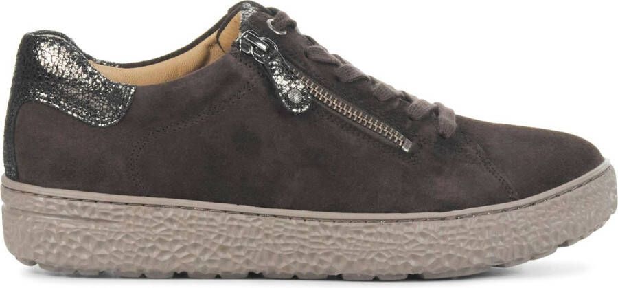 HARTJES Lage Sneakers Dames 162.1401 Maat: 42 Materiaal: Suède Kleur: Bruin