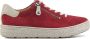 Hartjes Sneakers Dames Lage sneakers Damesschoenen Suède 162.1401 Rood combi - Thumbnail 1