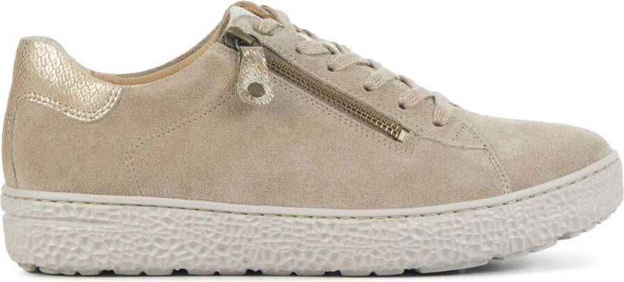 HARTJES Lage Sneakers Dames 162.1401 Maat: 43 Materiaal: Suède Kleur: Beige