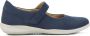 HARTJES Instappers Dames 162.2102 Goah Maat: 39 5 Materiaal: Nubuck Kleur: Blauw - Thumbnail 1