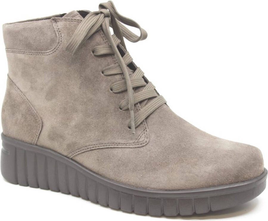 Hartjes 172.2202 30 VeterlaarzenHoge sneakersDames veterschoenenHalf-hoge schoenen Taupe