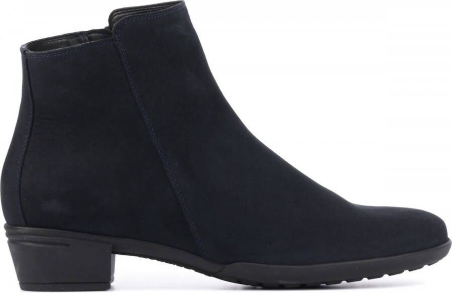 HARTJES Enkellaarsjes Dames 172.0197 Maat: 37 5 Materiaal: Nubuck Kleur: Blauw