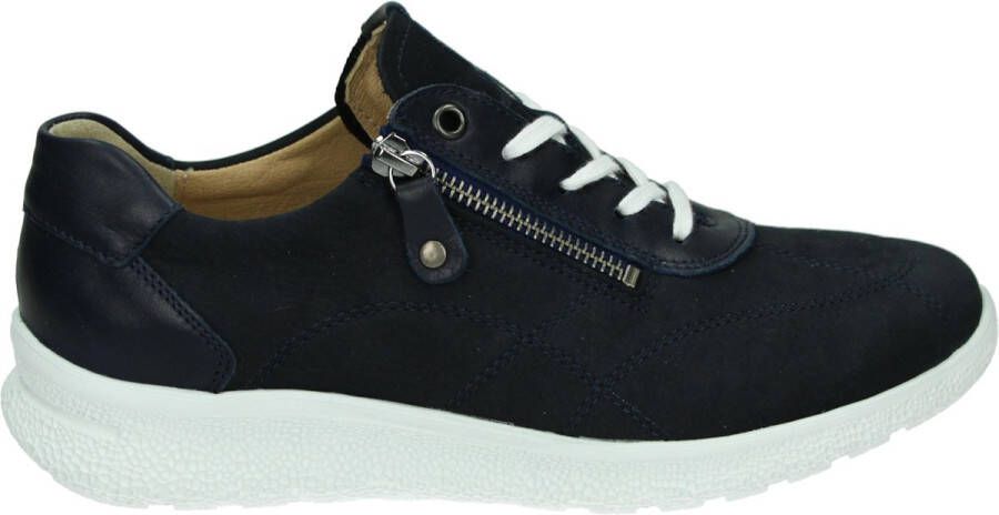 Hartjes Vrouwen Nubuck Lage sneakers Damesschoenen 160362 Blauw