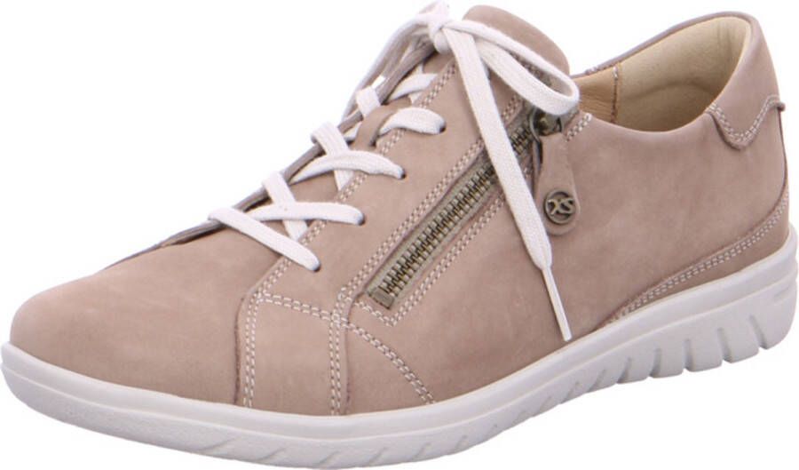 Hartjes Vrouwen Nubuck Lage sneakers Damesschoenen 88362 Taupe