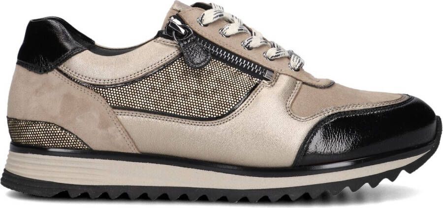 HASSIA Lage Sneakers Dames 302031 Maat: 38 5 Materiaal: Leer Kleur: Taupe