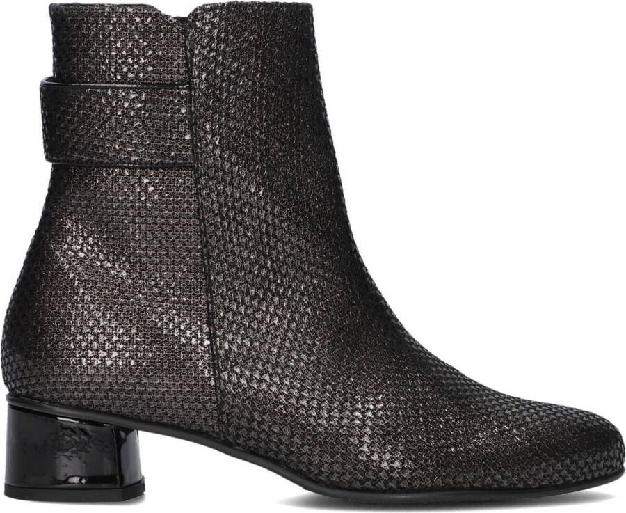 Hassi-A Hassia 303094 Enkellaarsjes Enkelboots met rits Dames Zwart