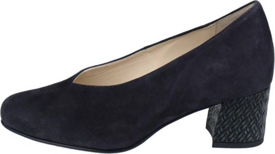 Hassi-A Hassia Pump 30 4936 Wijdte H Donkerblauw Suède 6½