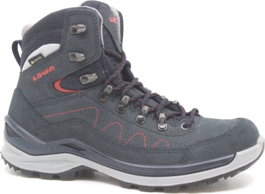 Hatland Lowa TORO PRO GTX Mid Ws LM320769-5946 Donker blauwe halfhoge wandelschoenen met GoreTex