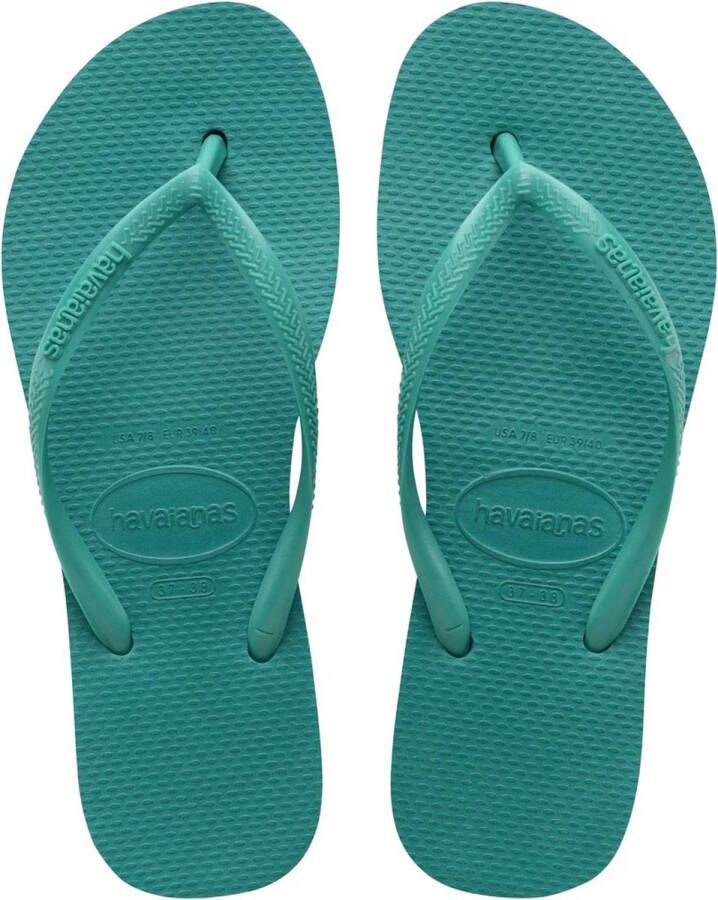 Havaianas dames Slim Flatform green freschness GROEN - Foto 1