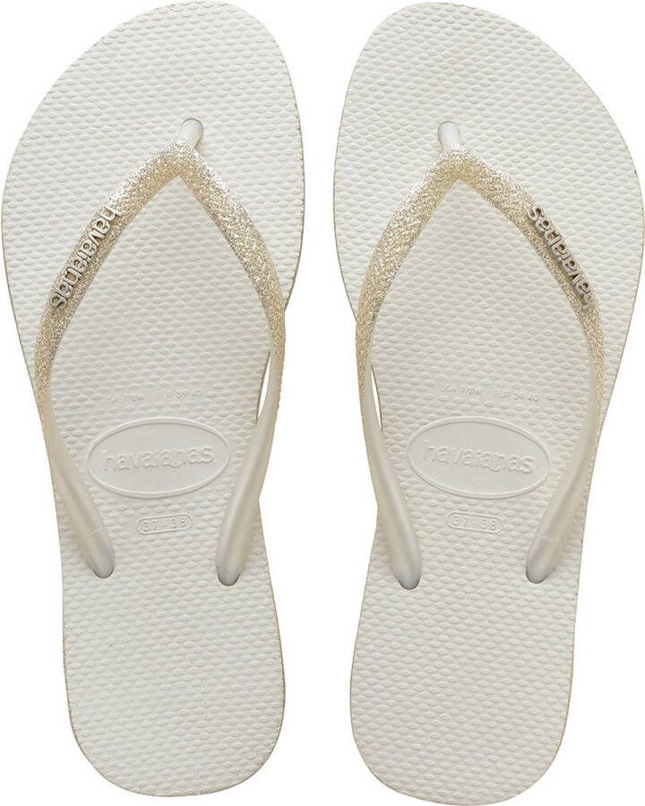 Havaianas teenslippers SLIM met glinsterende riempjes