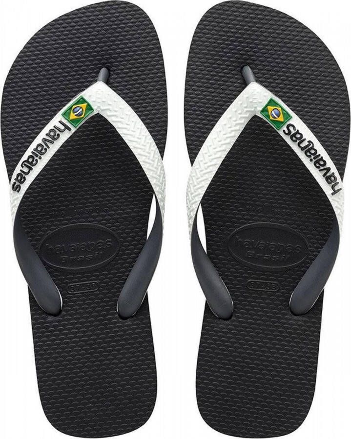 Havaianas Baby Brasil Logo Slippers Meisjes roze wit