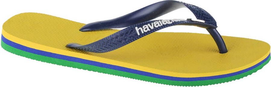 Havaianas Brasil Layers Heren Slippers Citrus - Schoenen.nl