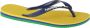 Havaianas Brasil Layers Heren Slippers Citrus Yellow - Thumbnail 1