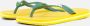 Havaianas Brasil Logo teenslippers geel groen Jongens Meisjes Rubber 33 34 - Thumbnail 13