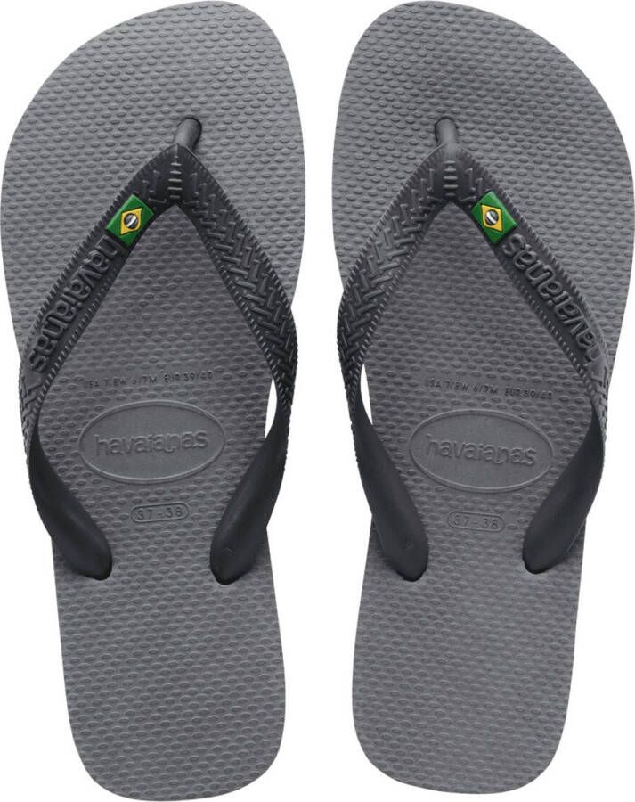 Havaianas Brasil Slippers Unisex Steel Grey