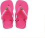 Havaianas Baby Brasil Logo II teenslippers met hielbandje roze Meisjes Rubber 25 26 - Thumbnail 2