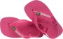 Havaianas Baby Brasil Logo II teenslippers met hielbandje roze Meisjes Rubber 25 26 - Thumbnail 2