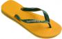 Havaianas Brasil Logo Unisex Slippers Banana Yellow - Thumbnail 1