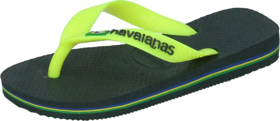 Havaianas Brasil Logo Unisex Slippers New Graphite