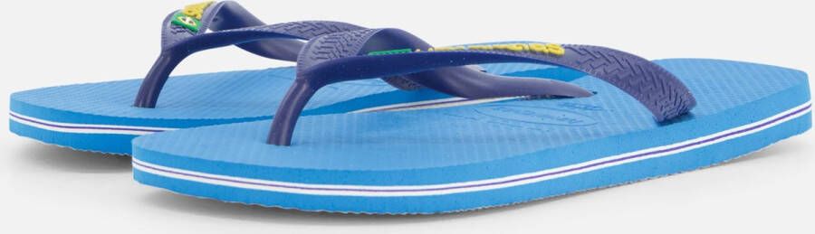 Havaianas Brasil Logo Unisex Slippers Turquoise