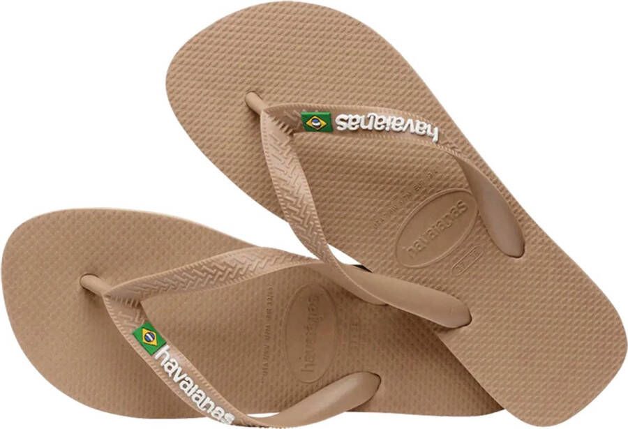 Havaianas Teenslippers Brasil Logo zomerschoen slippers poolslides met logo-opschrift