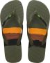 Havaianas Brasil tech Groen Rubber Teenslippers Unisex - Thumbnail 1