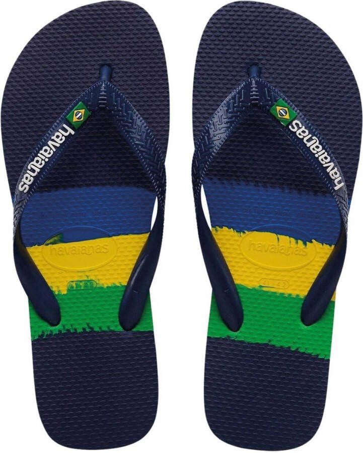 Havaianas Brasil Tech Unisex Slippers Donkerblauw