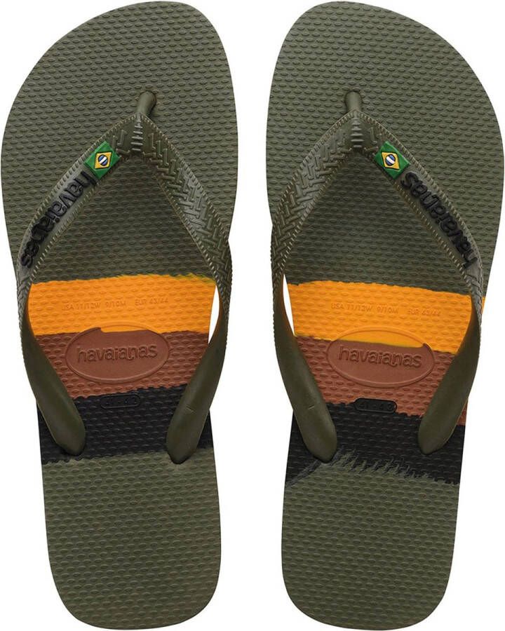 Havaianas Brasil Tech Unisex Slippers Groen