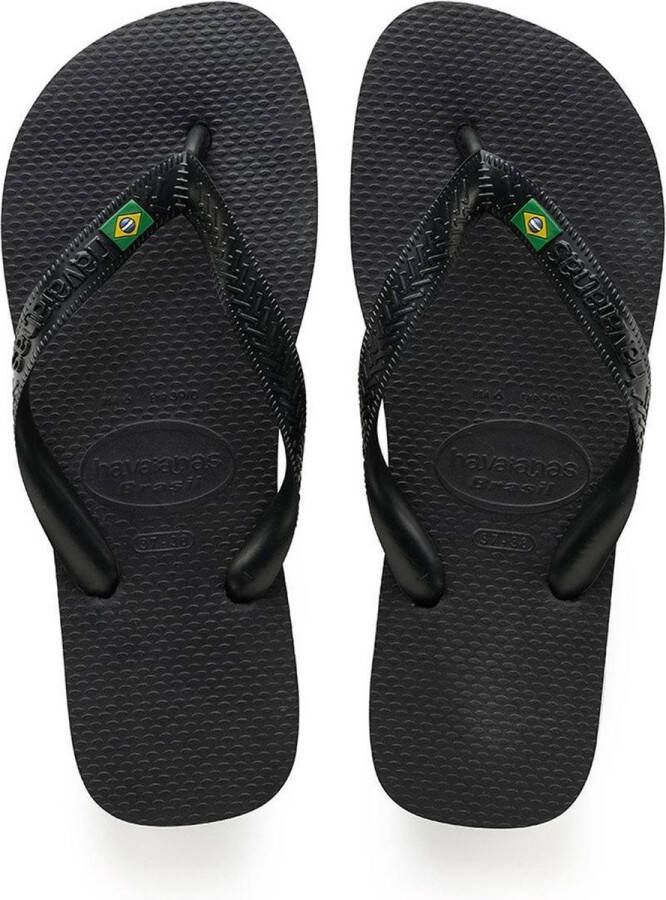 Havaianas Brasil Unisex Slippers Black Black Brasil Europa