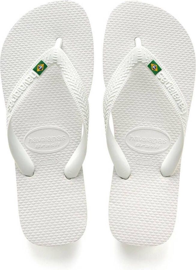 Havaianas Brasil Unisex Slippers White