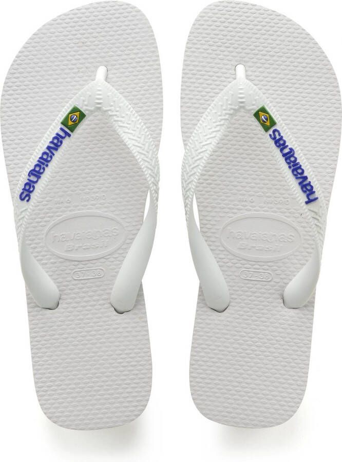 Havaianas Teenslippers Brasil Logo zomerschoen slippers poolslides met logo-opschrift