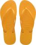 Havaianas Slim teenslippers geel Dames Rubber Effen 27 28 - Thumbnail 2