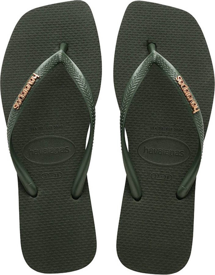 Havaianas Teenslippers SQUARE LOGO METALLIC