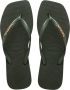 Havaianas Teenslippers SQUARE LOGO METALLIC - Thumbnail 1