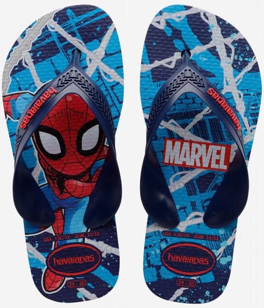 Havaianas jongens Max Marvel navy blue BLAUW