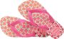 Havaianas Kids Flores teenslippers roze Meisjes Rubber 35 36 - Thumbnail 2