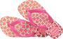 Havaianas Kids Flores teenslippers roze Meisjes Rubber 27 28 - Thumbnail 2